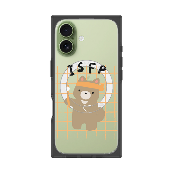 プレミアムスクエアケース with MagSafe［ オリジナル - ISFP 冒険家 - キャラクター ］