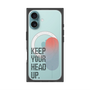 プレミアムスクエアケース with MagSafe［ オリジナル - ドットオーバーレイ - KEEP YOUR HEAD UP/A ］