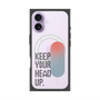 プレミアムスクエアケース with MagSafe［ オリジナル - ドットオーバーレイ - KEEP YOUR HEAD UP/A ］