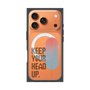 プレミアムスクエアケース with MagSafe［ オリジナル - ドットオーバーレイ - KEEP YOUR HEAD UP/A ］