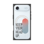 プレミアムスクエアケース with MagSafe［ オリジナル - ドットオーバーレイ - KEEP YOUR HEAD UP/A ］