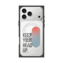 プレミアムスクエアケース with MagSafe［ オリジナル - ドットオーバーレイ - KEEP YOUR HEAD UP/A ］