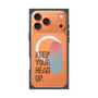 プレミアムスクエアケース with MagSafe［ オリジナル - ドットオーバーレイ - KEEP YOUR HEAD UP/A ］