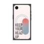 プレミアムスクエアケース with MagSafe［ オリジナル - ドットオーバーレイ - KEEP YOUR HEAD UP/A ］