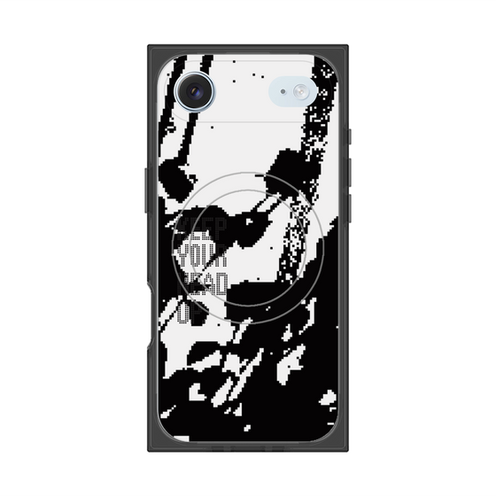 プレミアムスクエアケース with MagSafe［ オリジナル - ドットオーバーレイ - KEEP YOUR HEAD UP/C ］