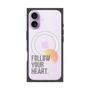 プレミアムスクエアケース with MagSafe［ オリジナル - ドットオーバーレイ - FOLLOW YOUR HEART/A ］
