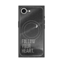 プレミアムスクエアケース with MagSafe［ オリジナル - ドットオーバーレイ - FOLLOW YOUR HEART/B ］