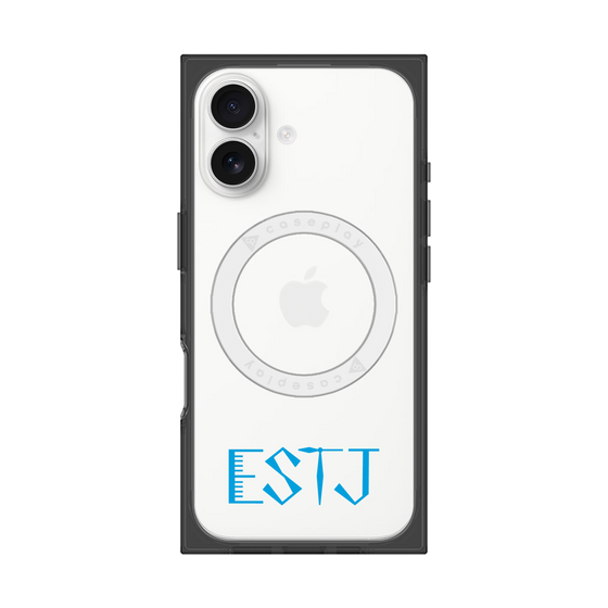 プレミアムスクエアケース with MagSafe［ オリジナル - ESTJ 幹部 - アルファベット ］