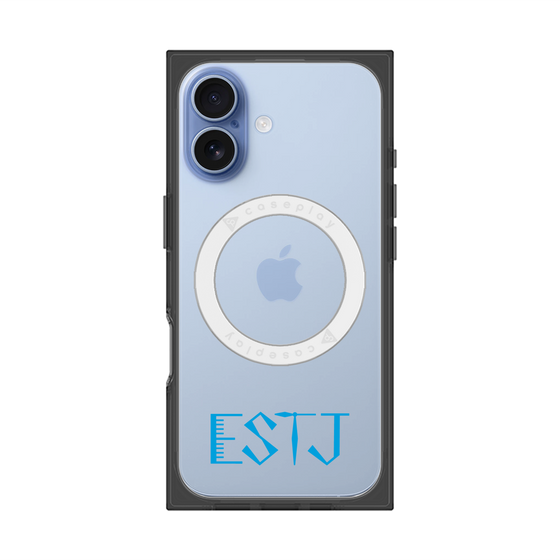 プレミアムスクエアケース with MagSafe［ オリジナル - ESTJ 幹部 - アルファベット ］