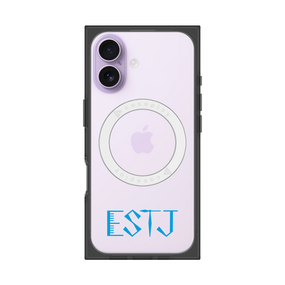 プレミアムスクエアケース with MagSafe［ オリジナル - ESTJ 幹部 - アルファベット ］
