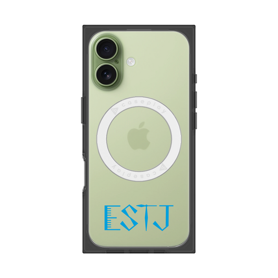 プレミアムスクエアケース with MagSafe［ オリジナル - ESTJ 幹部 - アルファベット ］
