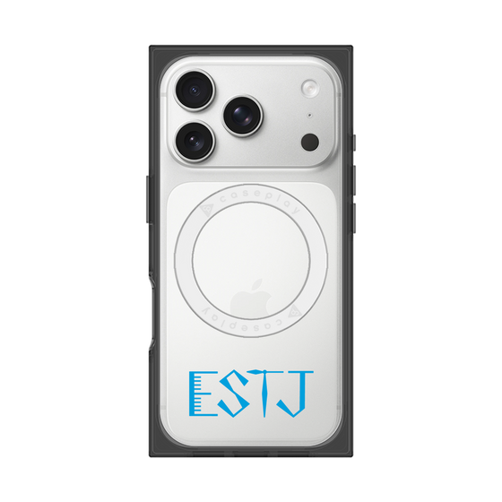 プレミアムスクエアケース with MagSafe［ オリジナル - ESTJ 幹部 - アルファベット ］