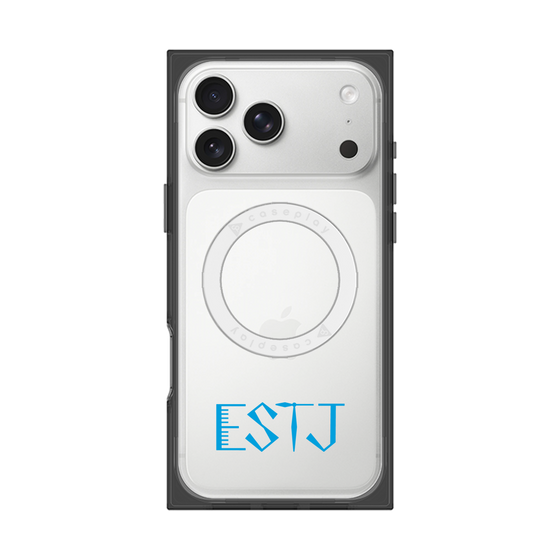プレミアムスクエアケース with MagSafe［ オリジナル - ESTJ 幹部 - アルファベット ］