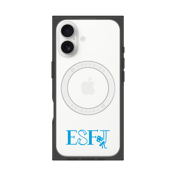 プレミアムスクエアケース with MagSafe［ オリジナル - ESFJ 領事 - アルファベット ］