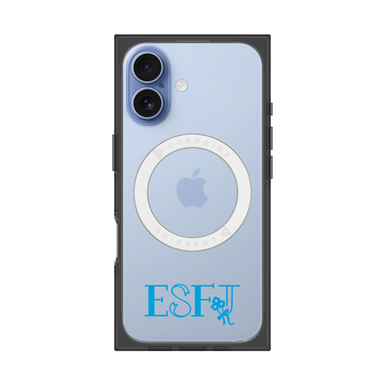プレミアムスクエアケース with MagSafe［ オリジナル - ESFJ 領事 - アルファベット ］