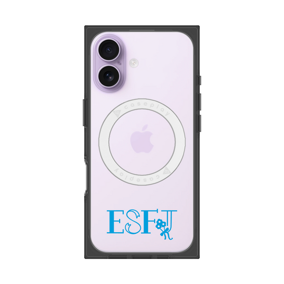 プレミアムスクエアケース with MagSafe［ オリジナル - ESFJ 領事 - アルファベット ］