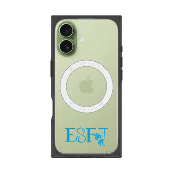 プレミアムスクエアケース with MagSafe［ オリジナル - ESFJ 領事 - アルファベット ］