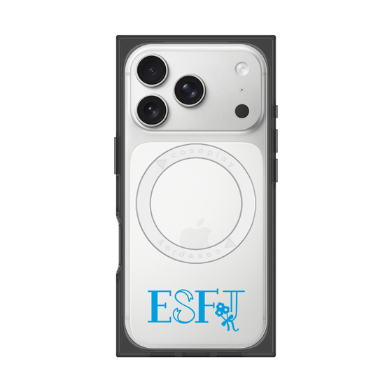 プレミアムスクエアケース with MagSafe［ オリジナル - ESFJ 領事 - アルファベット ］