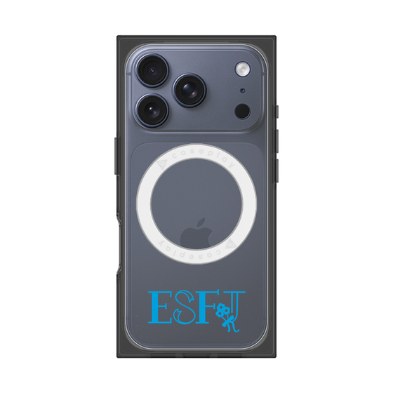 プレミアムスクエアケース with MagSafe［ オリジナル - ESFJ 領事 - アルファベット ］