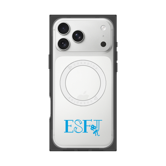 プレミアムスクエアケース with MagSafe［ オリジナル - ESFJ 領事 - アルファベット ］