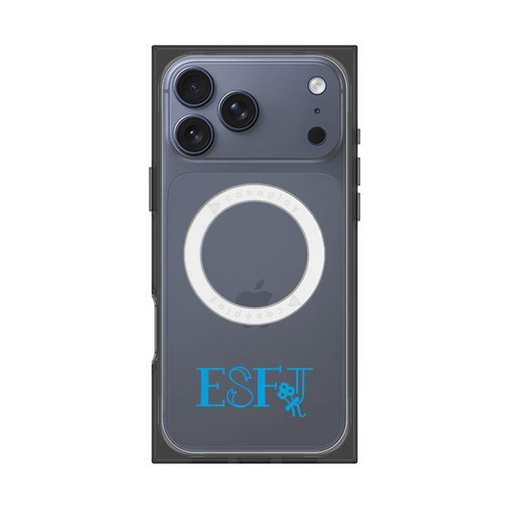 プレミアムスクエアケース with MagSafe［ オリジナル - ESFJ 領事 - アルファベット ］