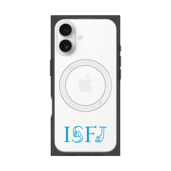 プレミアムスクエアケース with MagSafe［ オリジナル - ISFJ 擁護者 - アルファベット ］