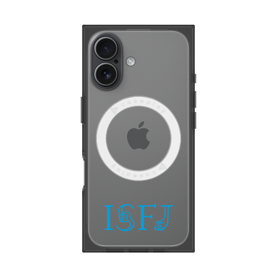 プレミアムスクエアケース with MagSafe［ オリジナル - ISFJ 擁護者 - アルファベット ］