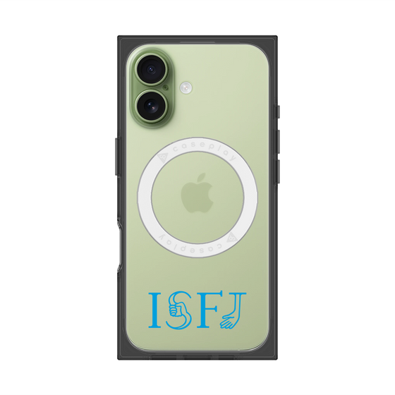 プレミアムスクエアケース with MagSafe［ オリジナル - ISFJ 擁護者 - アルファベット ］