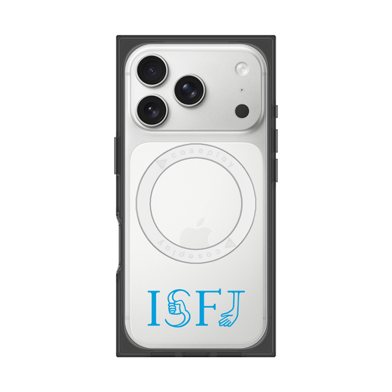プレミアムスクエアケース with MagSafe［ オリジナル - ISFJ 擁護者 - アルファベット ］