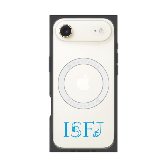 プレミアムスクエアケース with MagSafe［ オリジナル - ISFJ 擁護者 - アルファベット ］