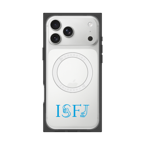 プレミアムスクエアケース with MagSafe［ オリジナル - ISFJ 擁護者 - アルファベット ］