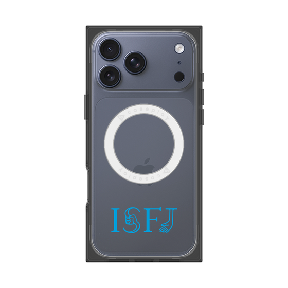 プレミアムスクエアケース with MagSafe［ オリジナル - ISFJ 擁護者 - アルファベット ］