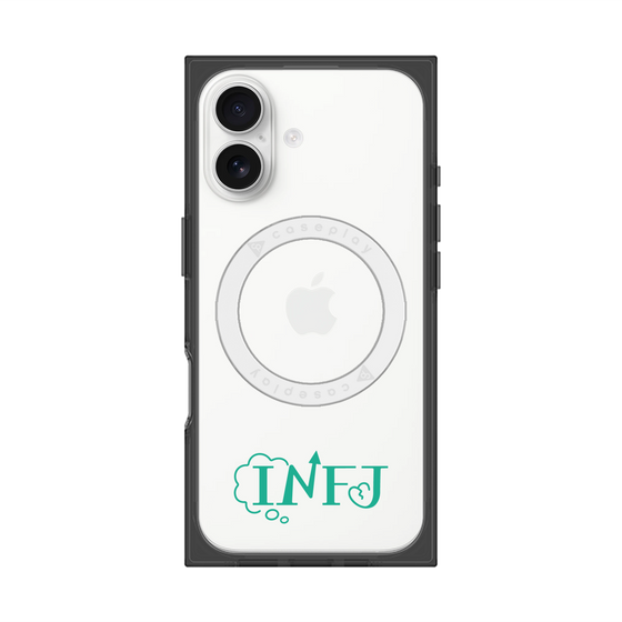 プレミアムスクエアケース with MagSafe［ オリジナル - INFJ 提唱者 - アルファベット ］