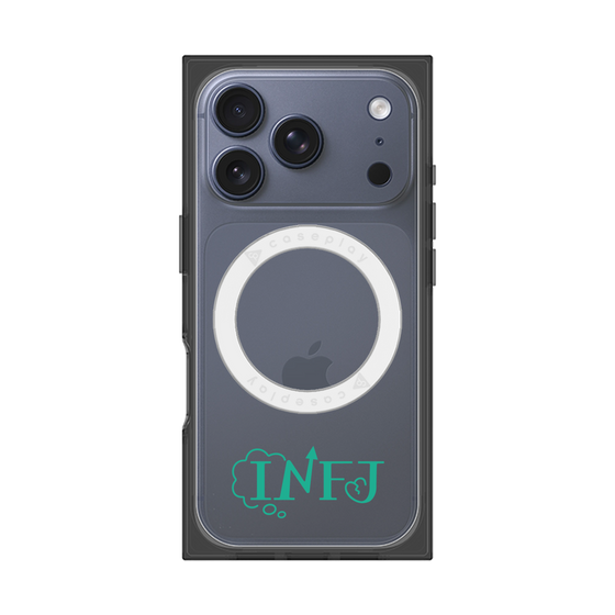 プレミアムスクエアケース with MagSafe［ オリジナル - INFJ 提唱者 - アルファベット ］