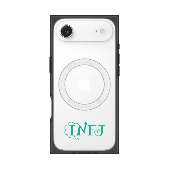 プレミアムスクエアケース with MagSafe［ オリジナル - INFJ 提唱者 - アルファベット ］