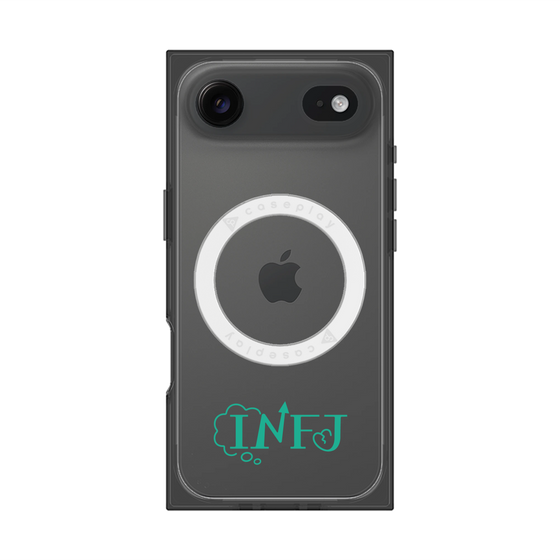 プレミアムスクエアケース with MagSafe［ オリジナル - INFJ 提唱者 - アルファベット ］