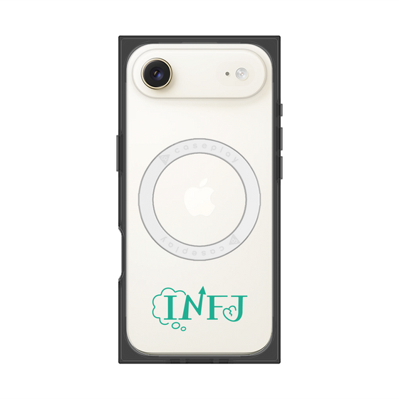 プレミアムスクエアケース with MagSafe［ オリジナル - INFJ 提唱者 - アルファベット ］