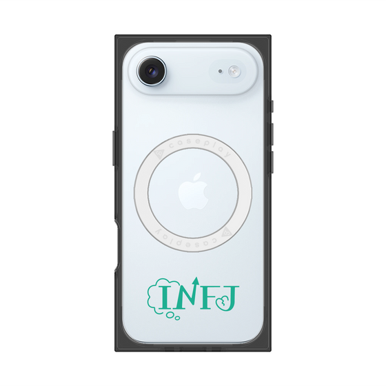 プレミアムスクエアケース with MagSafe［ オリジナル - INFJ 提唱者 - アルファベット ］