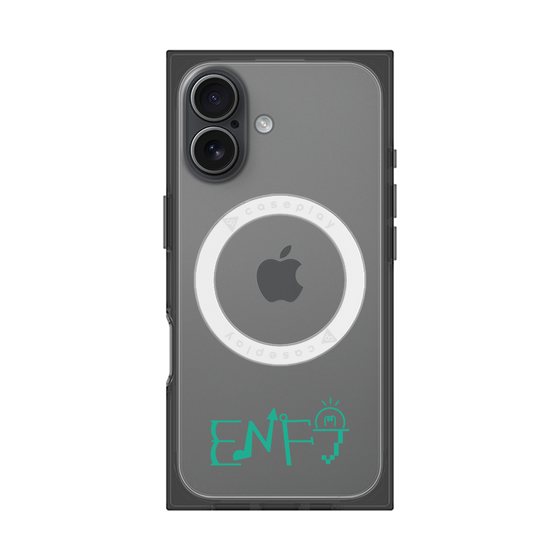 プレミアムスクエアケース with MagSafe［ オリジナル - ENFJ 主人公 - アルファベット ］