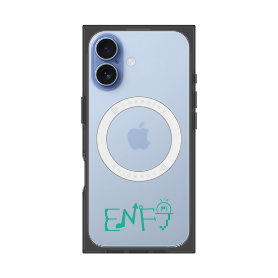 プレミアムスクエアケース with MagSafe［ オリジナル - ENFJ 主人公 - アルファベット ］