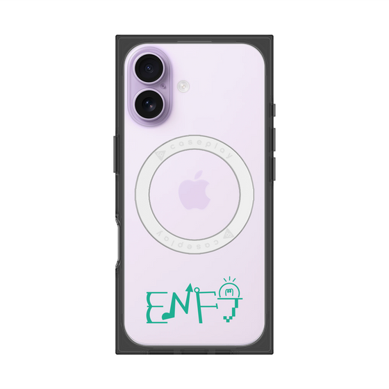 プレミアムスクエアケース with MagSafe［ オリジナル - ENFJ 主人公 - アルファベット ］