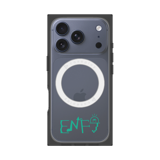 プレミアムスクエアケース with MagSafe［ オリジナル - ENFJ 主人公 - アルファベット ］