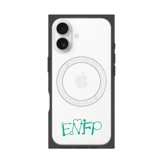 プレミアムスクエアケース with MagSafe［ オリジナル - ENFP 運動家 - アルファベット ］