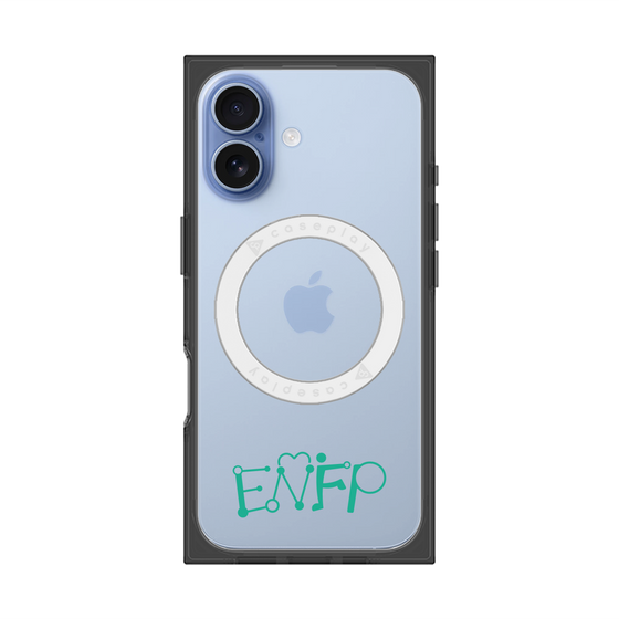 プレミアムスクエアケース with MagSafe［ オリジナル - ENFP 運動家 - アルファベット ］