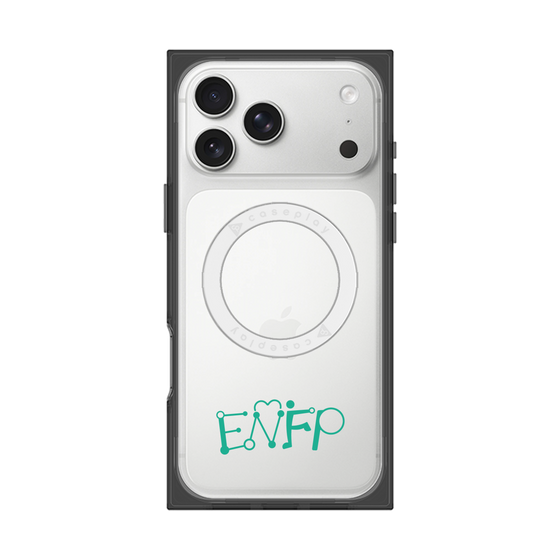 プレミアムスクエアケース with MagSafe［ オリジナル - ENFP 運動家 - アルファベット ］