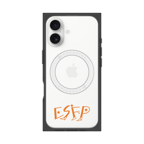 プレミアムスクエアケース with MagSafe［ オリジナル - ESFP エンターテイナー - アルファベット ］