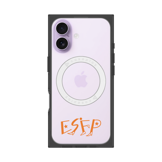 プレミアムスクエアケース with MagSafe［ オリジナル - ESFP エンターテイナー - アルファベット ］