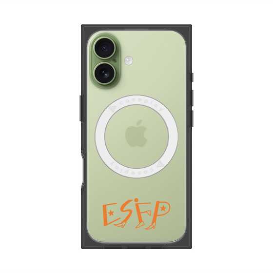 プレミアムスクエアケース with MagSafe［ オリジナル - ESFP エンターテイナー - アルファベット ］