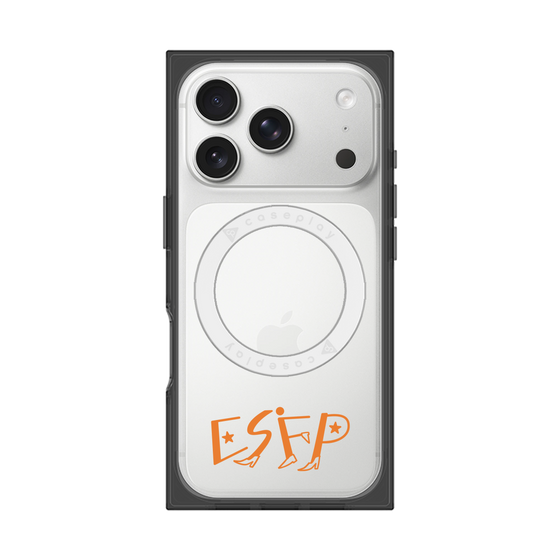 プレミアムスクエアケース with MagSafe［ オリジナル - ESFP エンターテイナー - アルファベット ］
