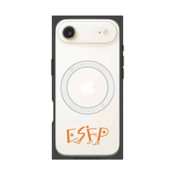 プレミアムスクエアケース with MagSafe［ オリジナル - ESFP エンターテイナー - アルファベット ］